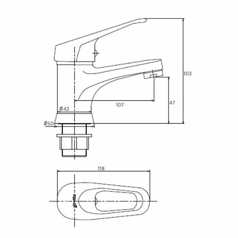 Lavamanos monocontrol bajo genova - Image 3