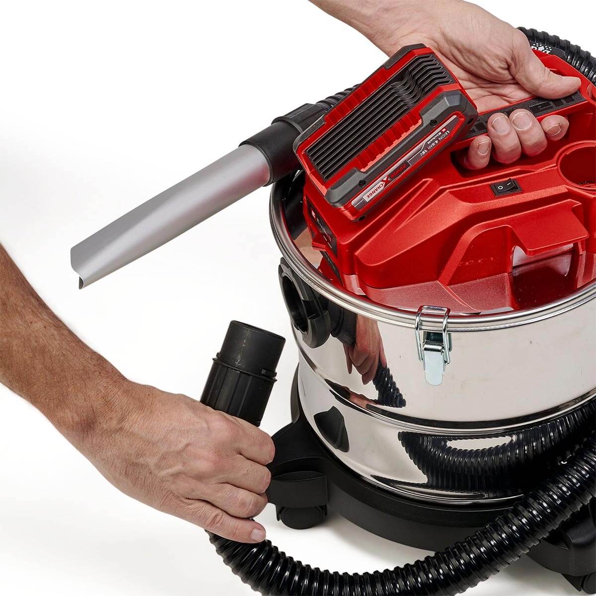 Aspiradora 15 L de cenizas inalámbrica 18 V + batería (4.0 ah) + cargador marca Einhell - Image 3