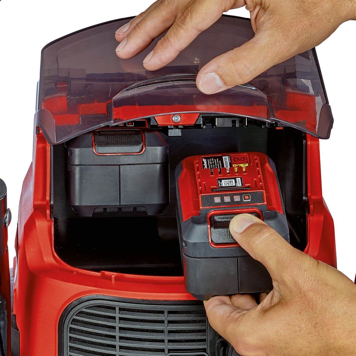 Aspiradora 25 L seco - húmedo inalámbrica 18 V + 2 baterías (4.0 ah) + 2 cargadores marca Einhell - Image 4