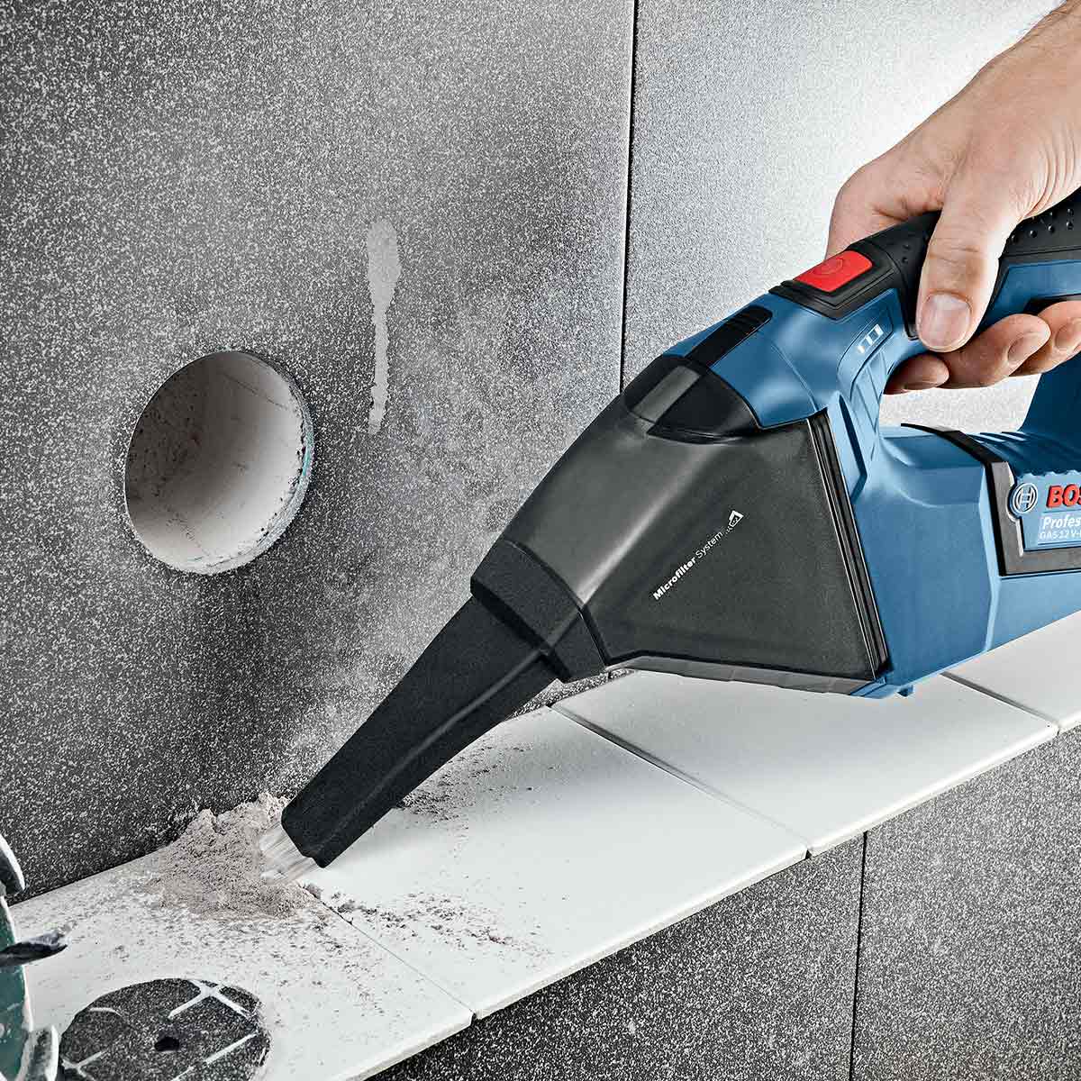 Aspiradora de polvo 12V GAS 12V-LI + Kit 2 Baterías 12V 2 Ah + Cargador de batería GAL12V-20 Marca BoschMarca Bosch - Image 10