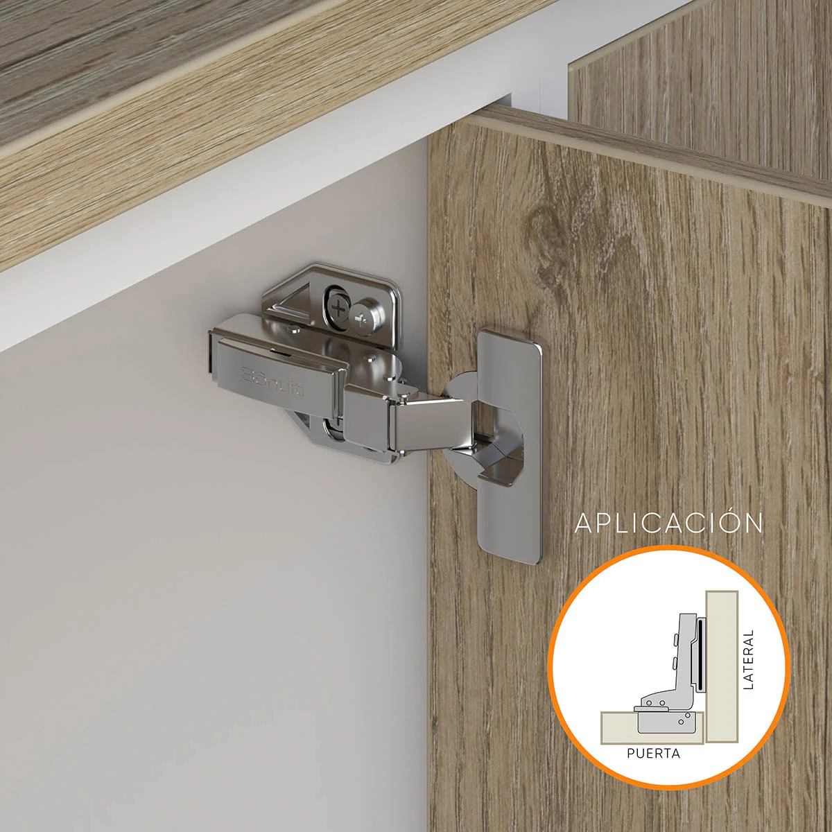 Bisagra de cazoleta para mueble high quality cierre lento clip-on de fácil montaje en acero 201 - Image 5