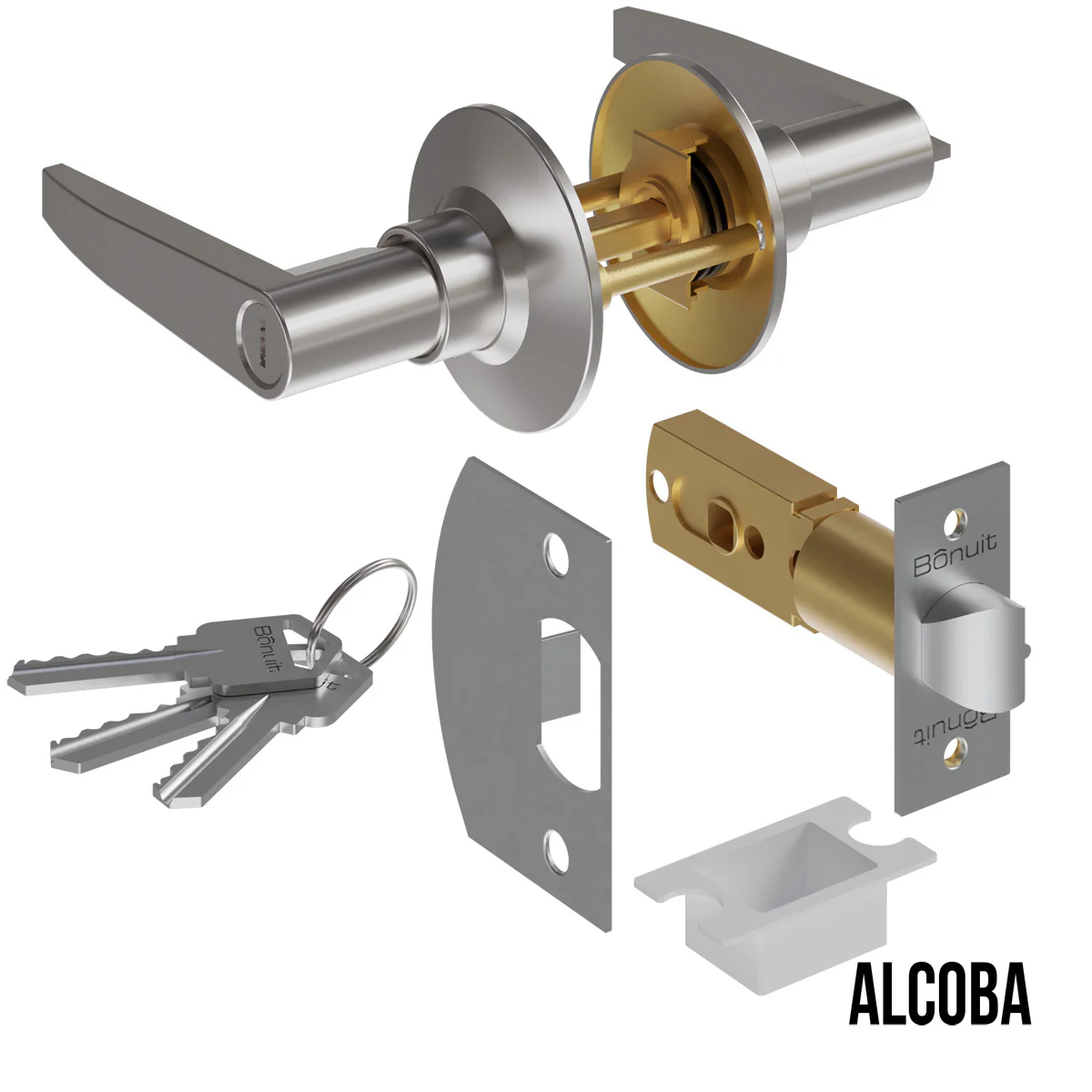 Cerradura chapa palanca tubular plus para puerta de paso - Image 3