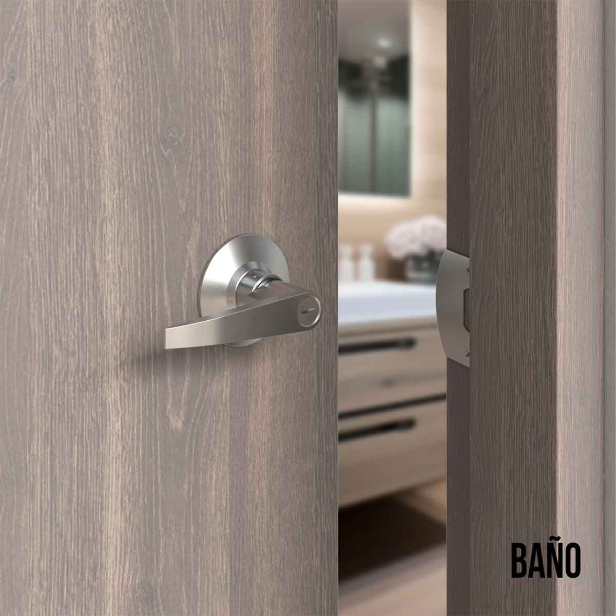 Cerradura chapa palanca tubular plus para puerta de paso - Image 4