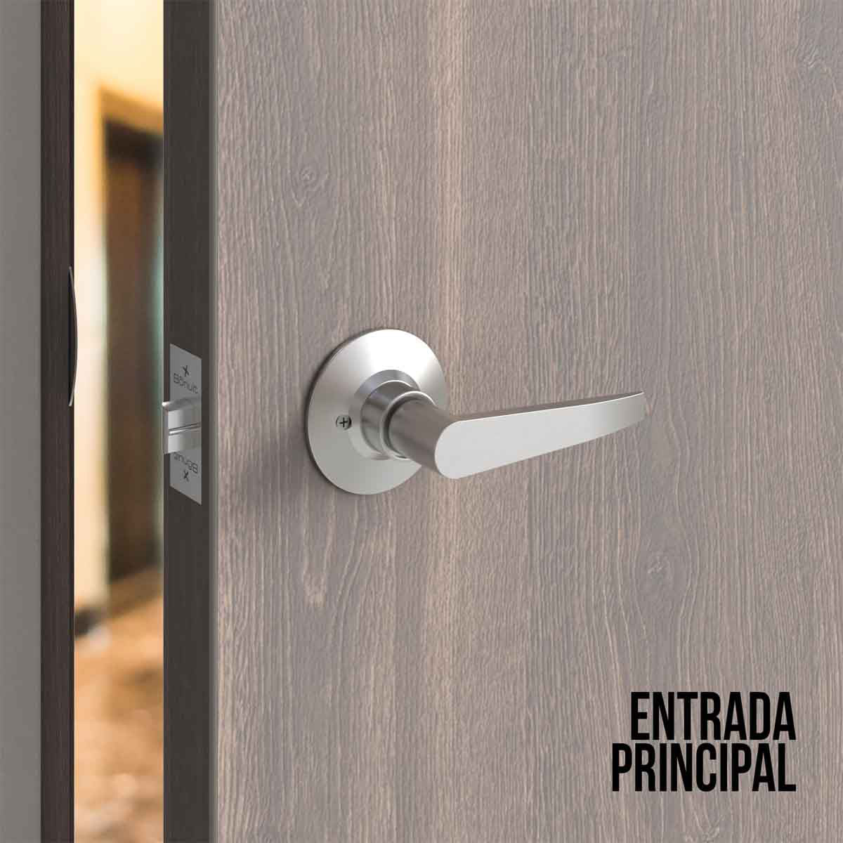 Cerradura chapa palanca tubular plus para puerta de paso - Image 8
