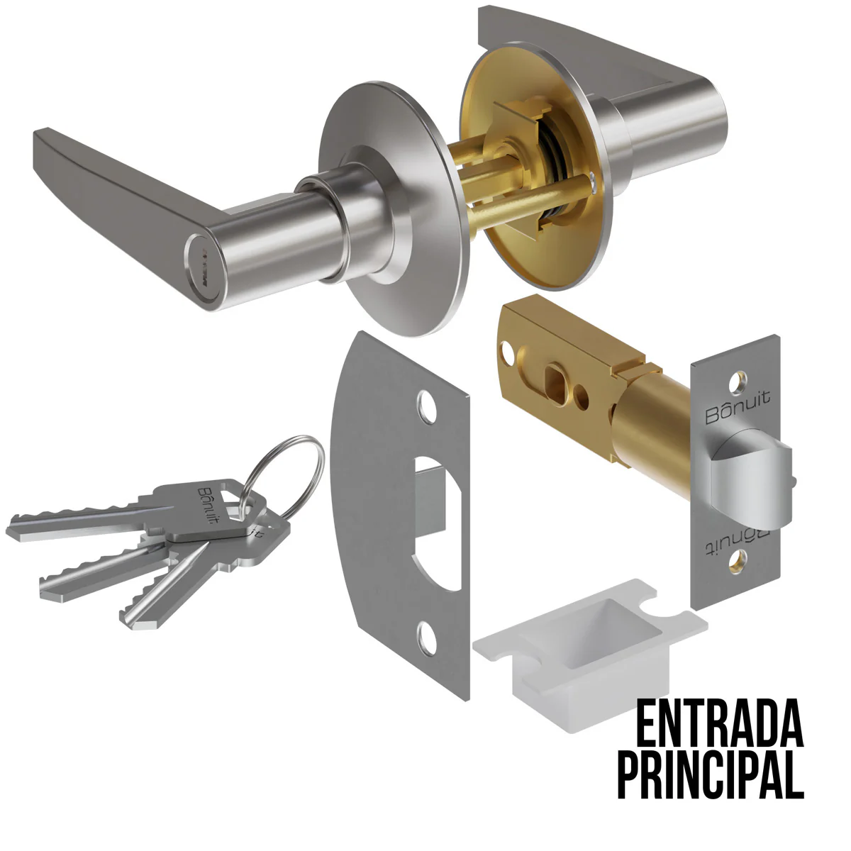 Cerradura chapa palanca tubular plus para puerta de paso - Image 9