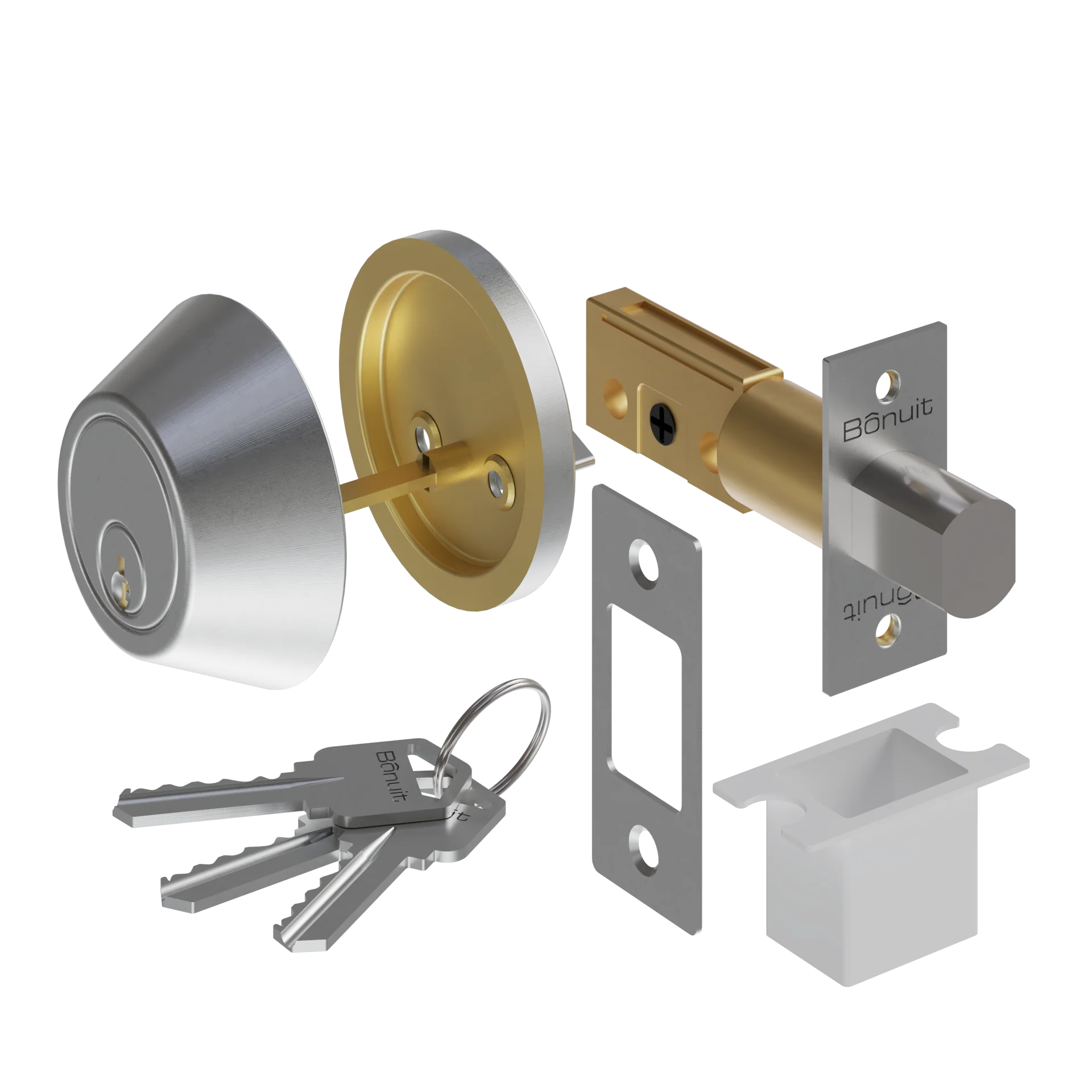 Cerrojo puerta principal plus llave -mariposa - Image 3