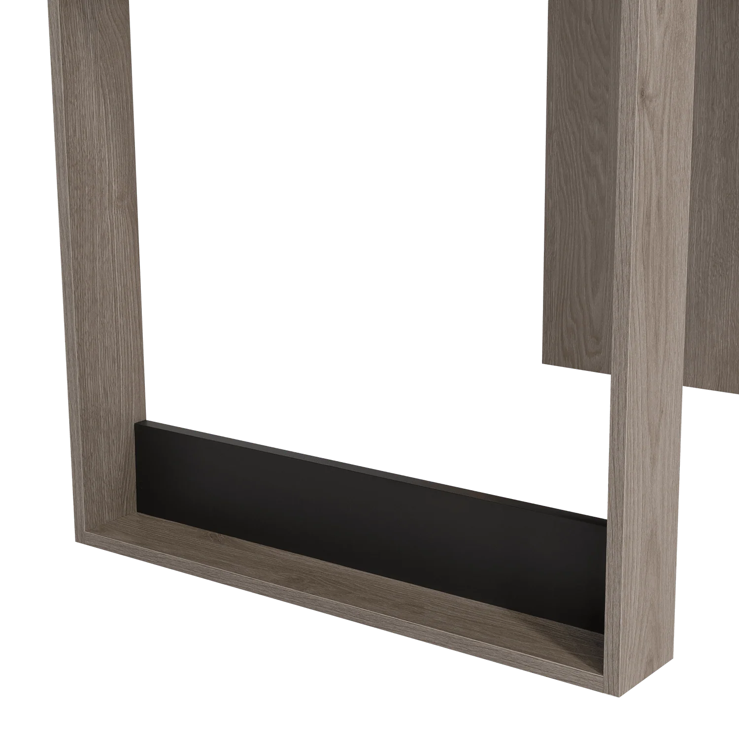 Escritorio Cosmo, Humo y Plata Oscuro, con Dos Cajones Multiusos y Un Cajón Archivador Adicional - Image 15