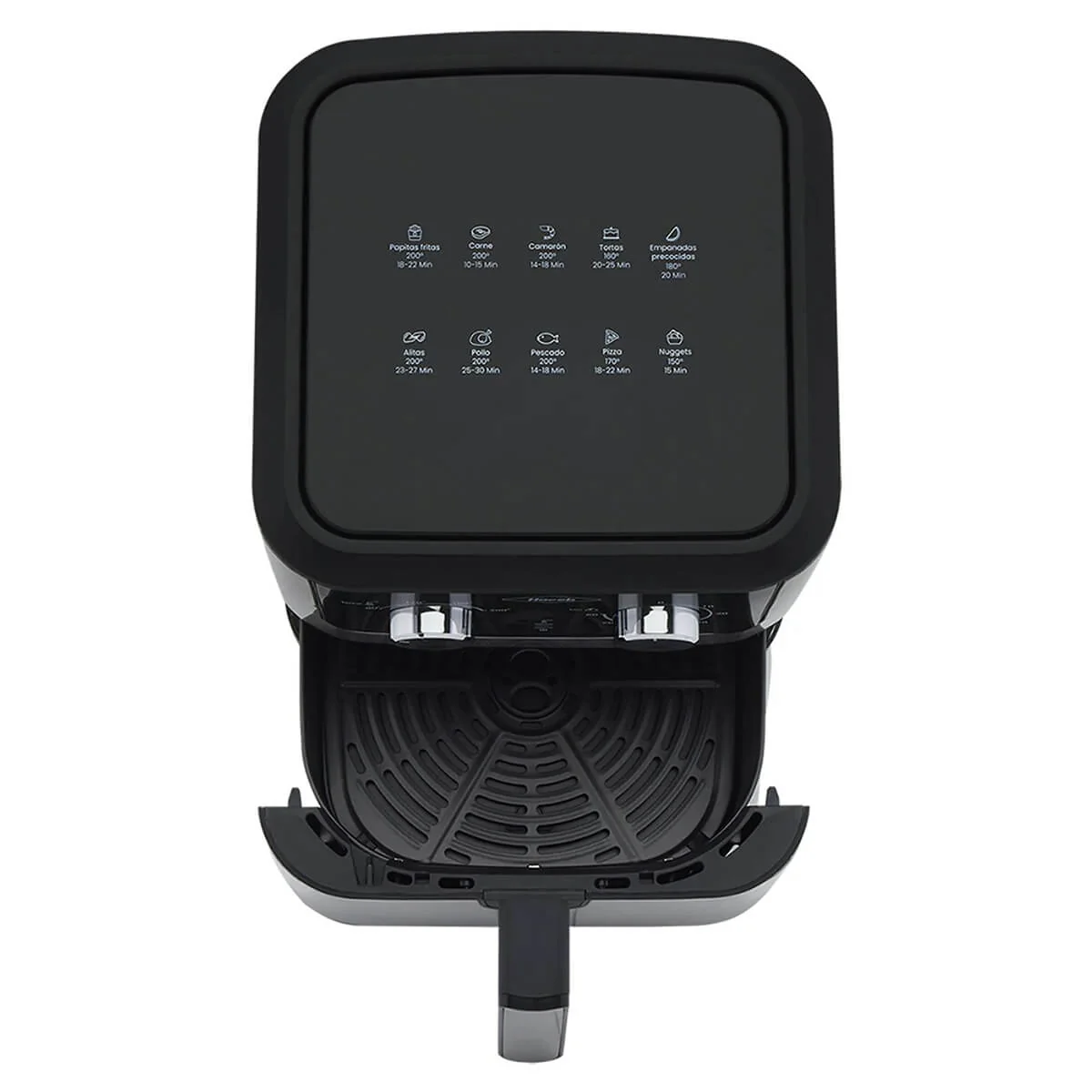 Freidora de aire 6 litros Inoxidable negra marca Haceb - Image 3