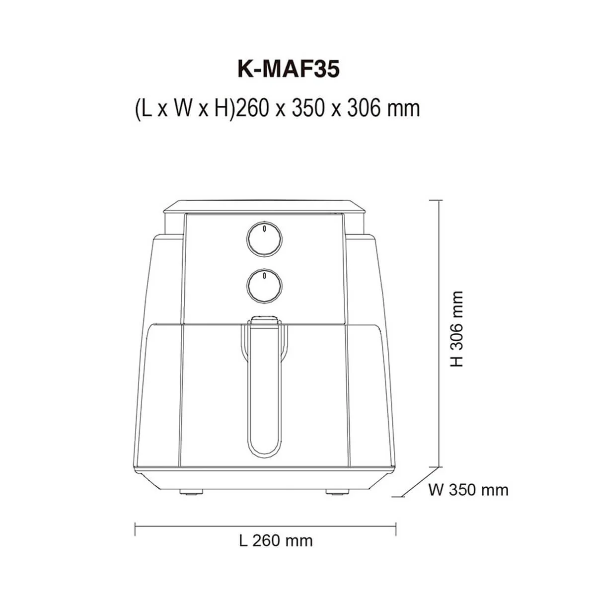 Freidora de Aire 3.5 litros - Image 7