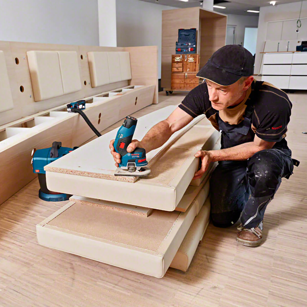 Fresadora inalámbrica 12V, GKF 12V-8 Sin Bateria/Sin Cargador Brushless Bosch - Image 5