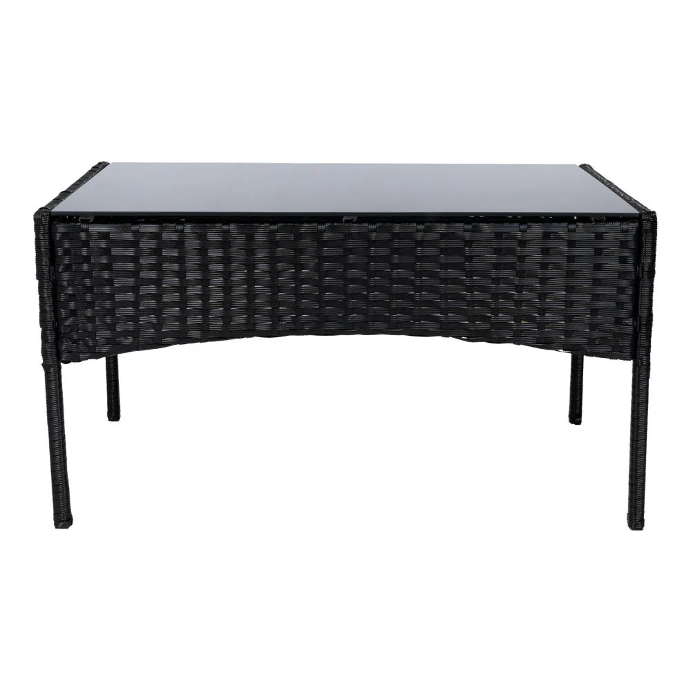 Juego de Sala Exterior Zafiro, Negro y Blanco, con Dos Sillas de Una Plaza y Una Silla de Dos Plazas - Image 17