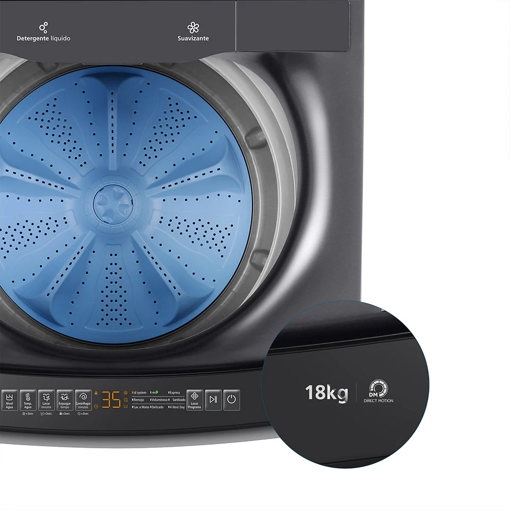Lavadora Automática Direct Drive Propela 18 Kg Diamond Gray - Image 8