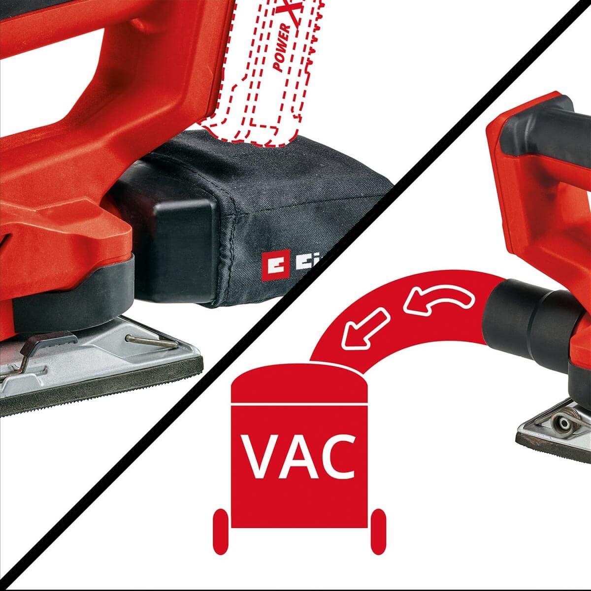 Lijadora orbital 1/4" inalámbrica 18 V + batería (4.0 ah) + cargador marca Einhell - Image 7