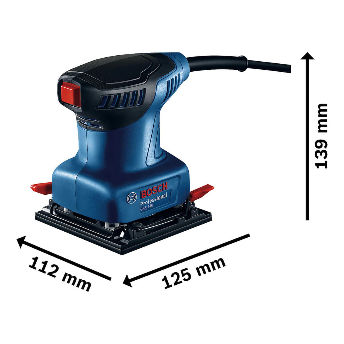 Lijadora Orbital 220W con 1 lija GSS 140 Bosch - Image 6