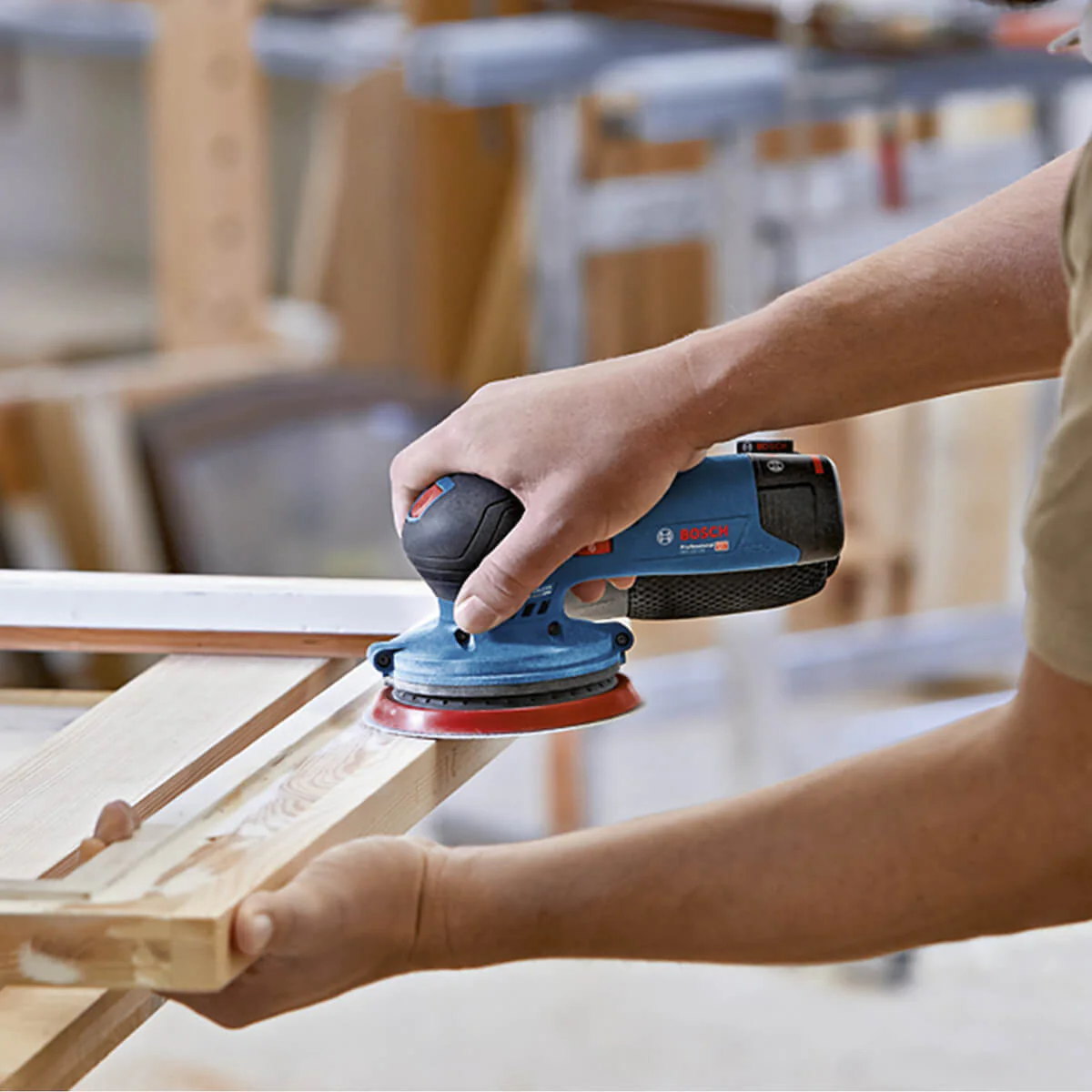 Lijadora roto orbital inalámbrica 12V GEX 12V-125 Sin Bateria/Sin Cargador Brushless Bosch - Image 8