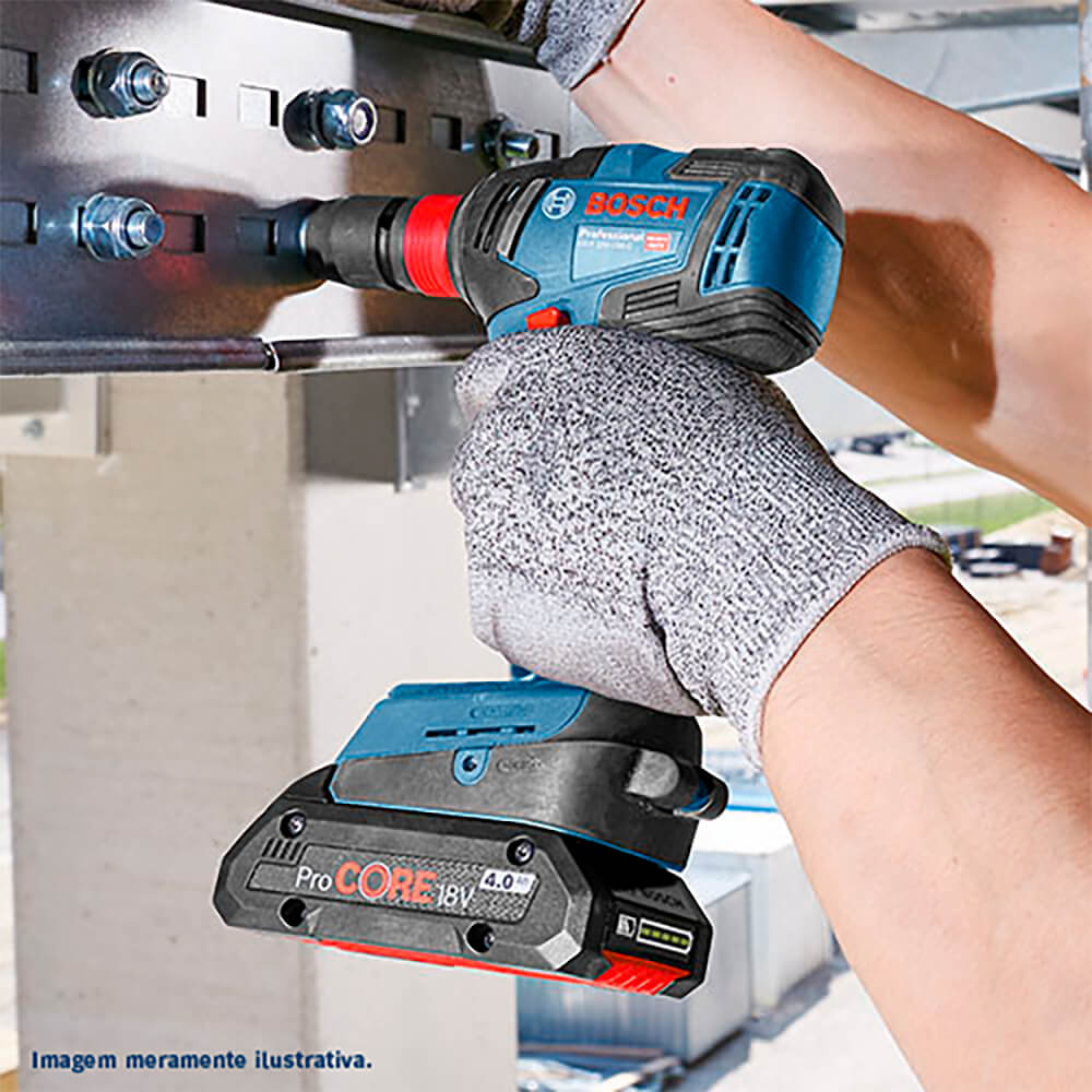 Llave de impacto 1/4" y 1/2" 18V 180Nm 2 bat GDX 180-LI Bosch - Image 11