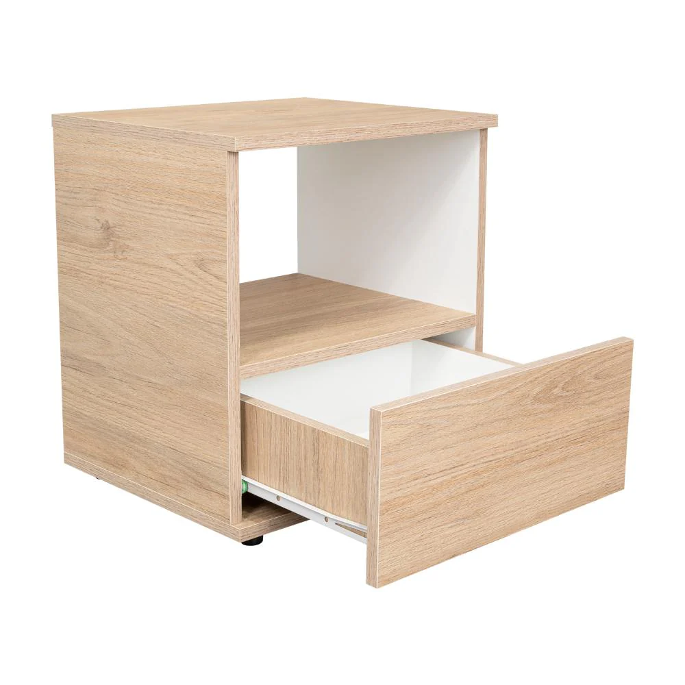 Mesa de Noche Camel, Rovere y Blanco - Image 8