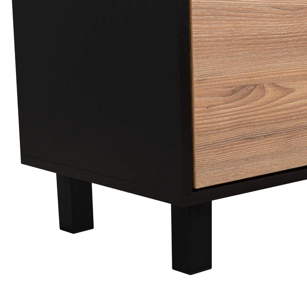 Mesa Para Tv Wesley, Wengue y Fresno Europeo, con Espacio Para Televisor de 65 Pulgadas - Image 10