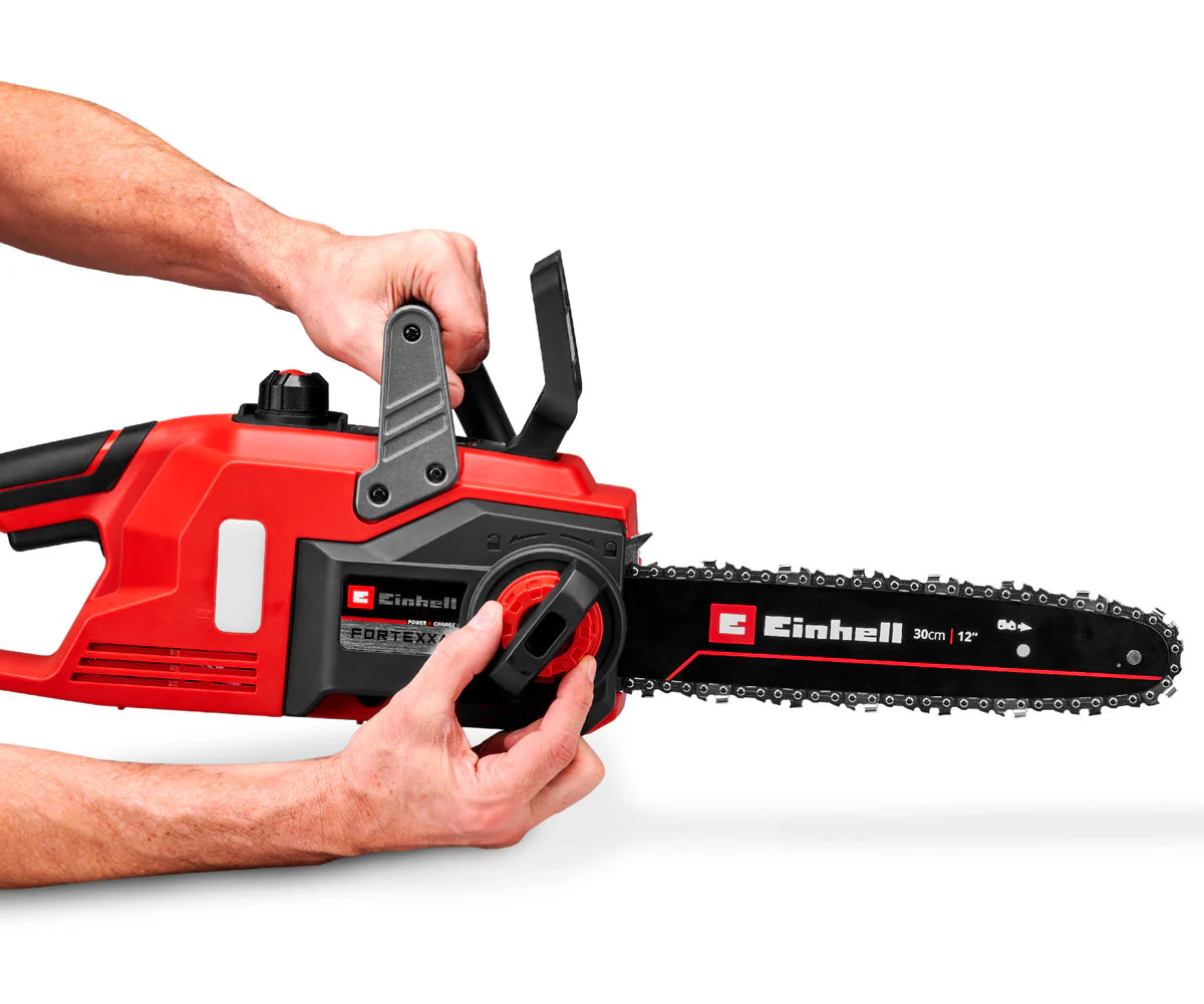 Moto sierra inalámbrica + Cargador y Batería de 4AH Marca Einhell - Image 3