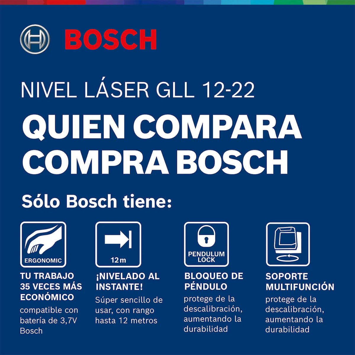 Nivel Láser GLL 12-22 Linea Roja 12 mt Bosch - Image 14