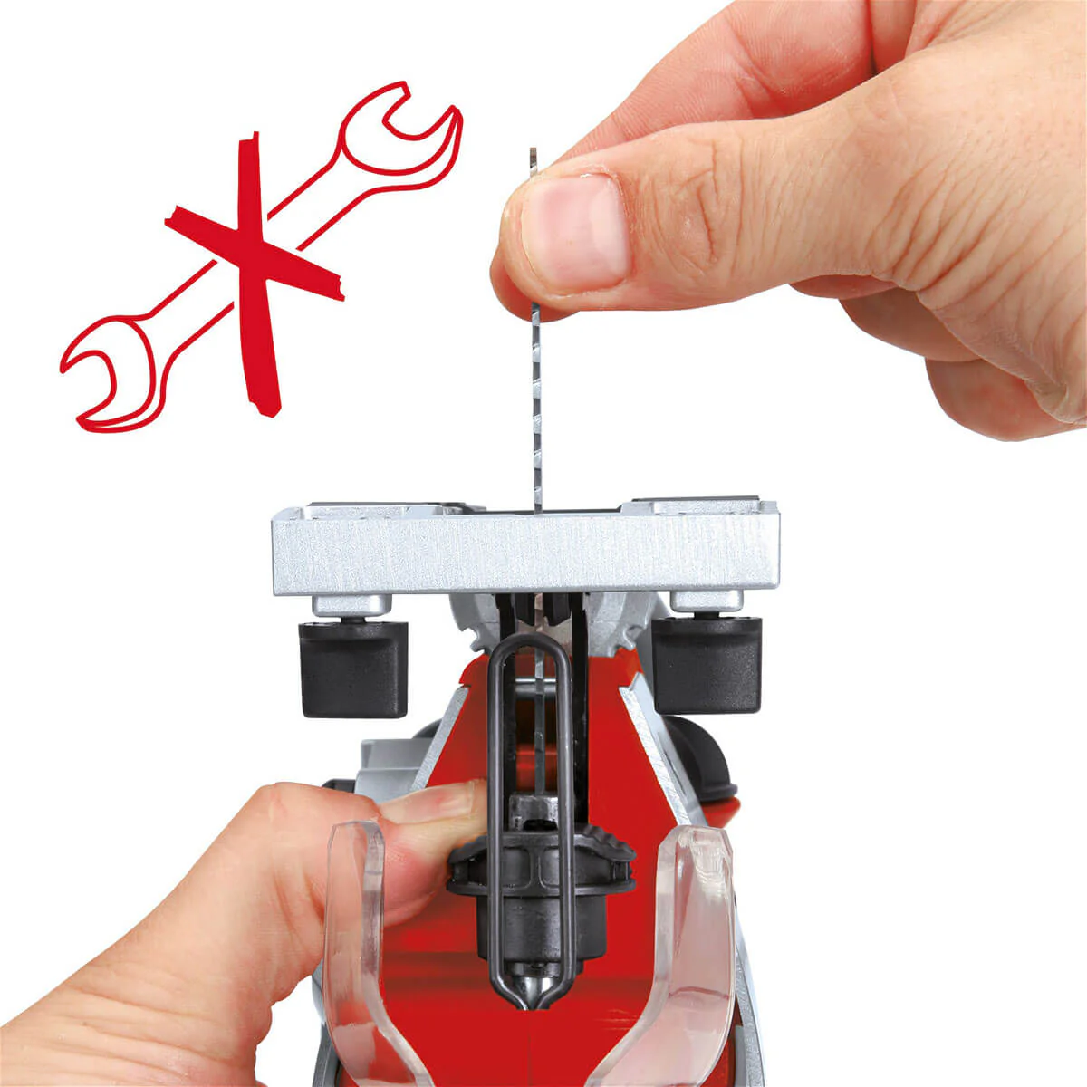 Sierra caladora inalámbrica 18 V + batería (2.5 ah) + cargador marca Einhell - Image 5