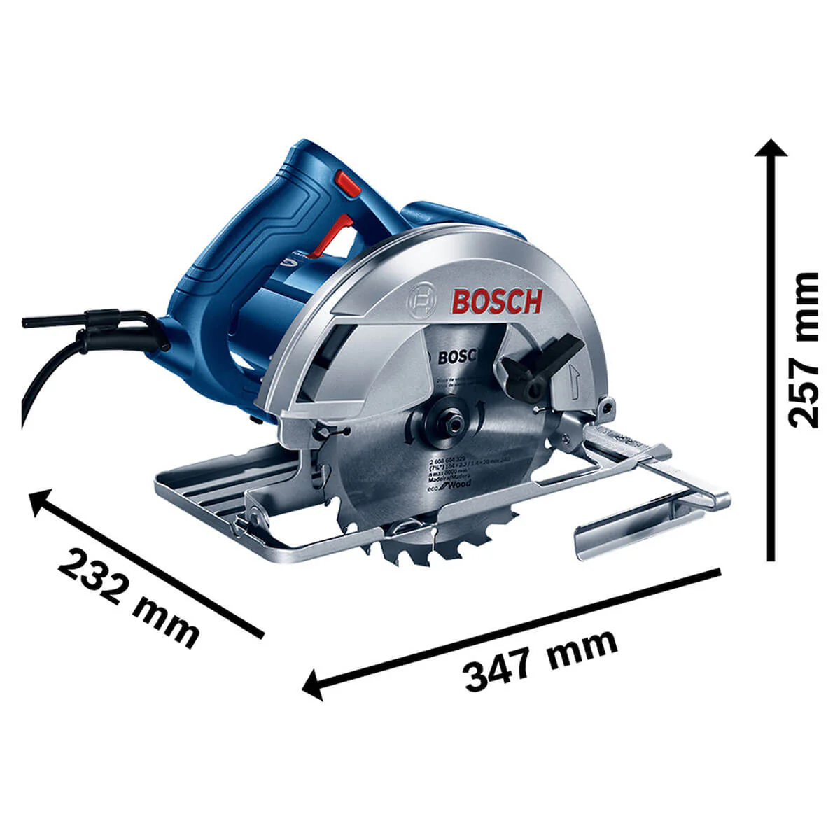 Sierra Circular 7 1/4" GKS 150 1500W, 1 disco Bosch - Image 3