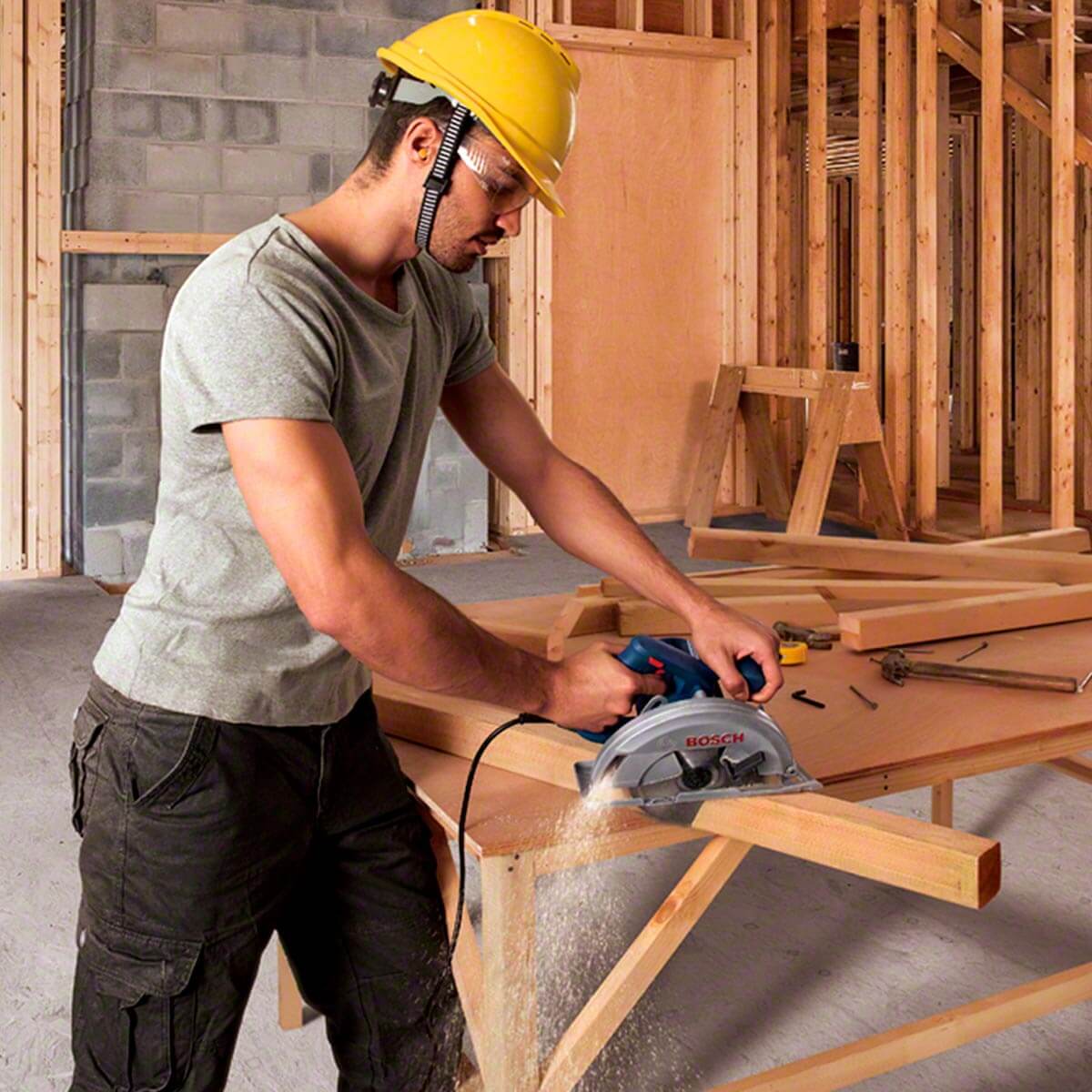 Sierra Circular 7 1/4" GKS 150 1500W, 1 disco Bosch - Image 5