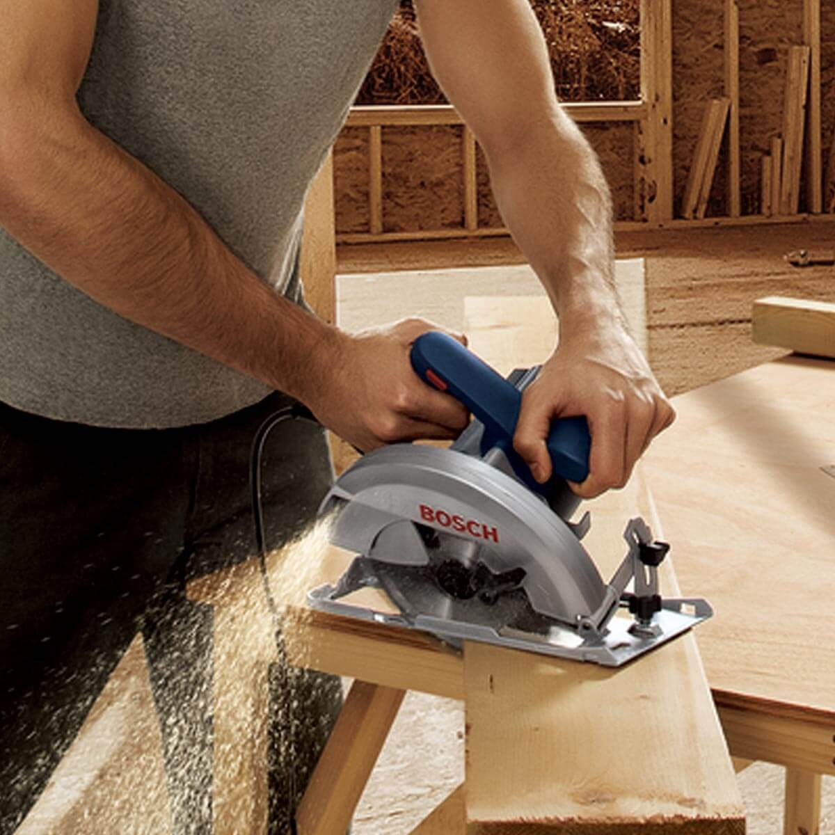 Sierra Circular 7 1/4" GKS 150 1500W, 1 disco Bosch - Image 7