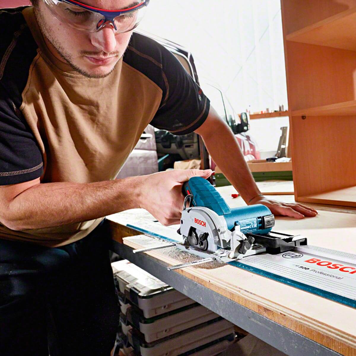 Sierra Circular inalambrica 12V 85mm GKS 12V-26 Sin Bateria/Sin cargador Bosch - Image 6