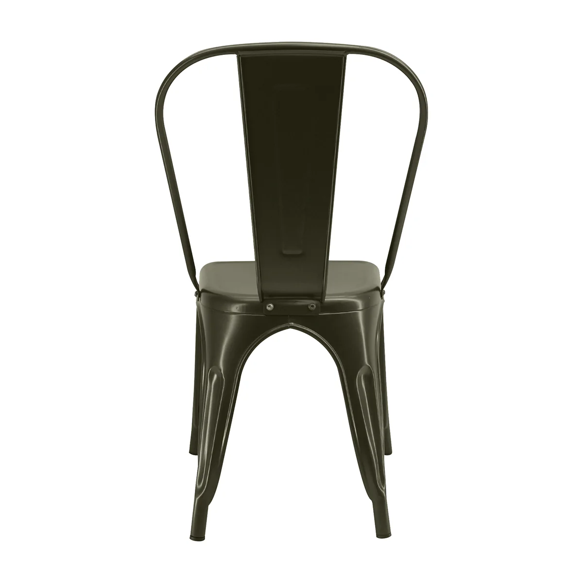 Silla de comedor titan tipo tolix color bronce - Image 4