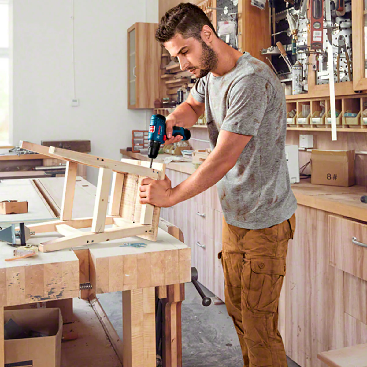 Taladro atornillador 1/2" 12V + 1 batería y maletín GSR 120-LI Bosch - Image 13