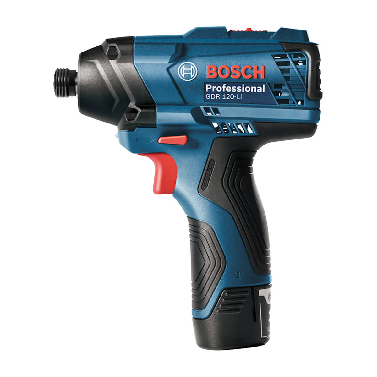 Taladro percutor 1/2" 12V GSB 120-LI y Llave de impacto 1/4" 12V 100Nm GDR 120-LI 2 Bat Bosch - Image 5