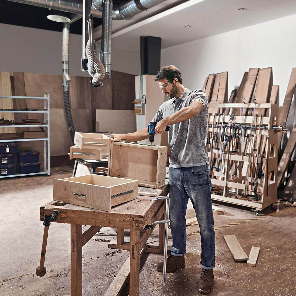 Taladro percutor 3/8" 12V 2Bat Brushless GSB 12V-30 Bosch - Image 14