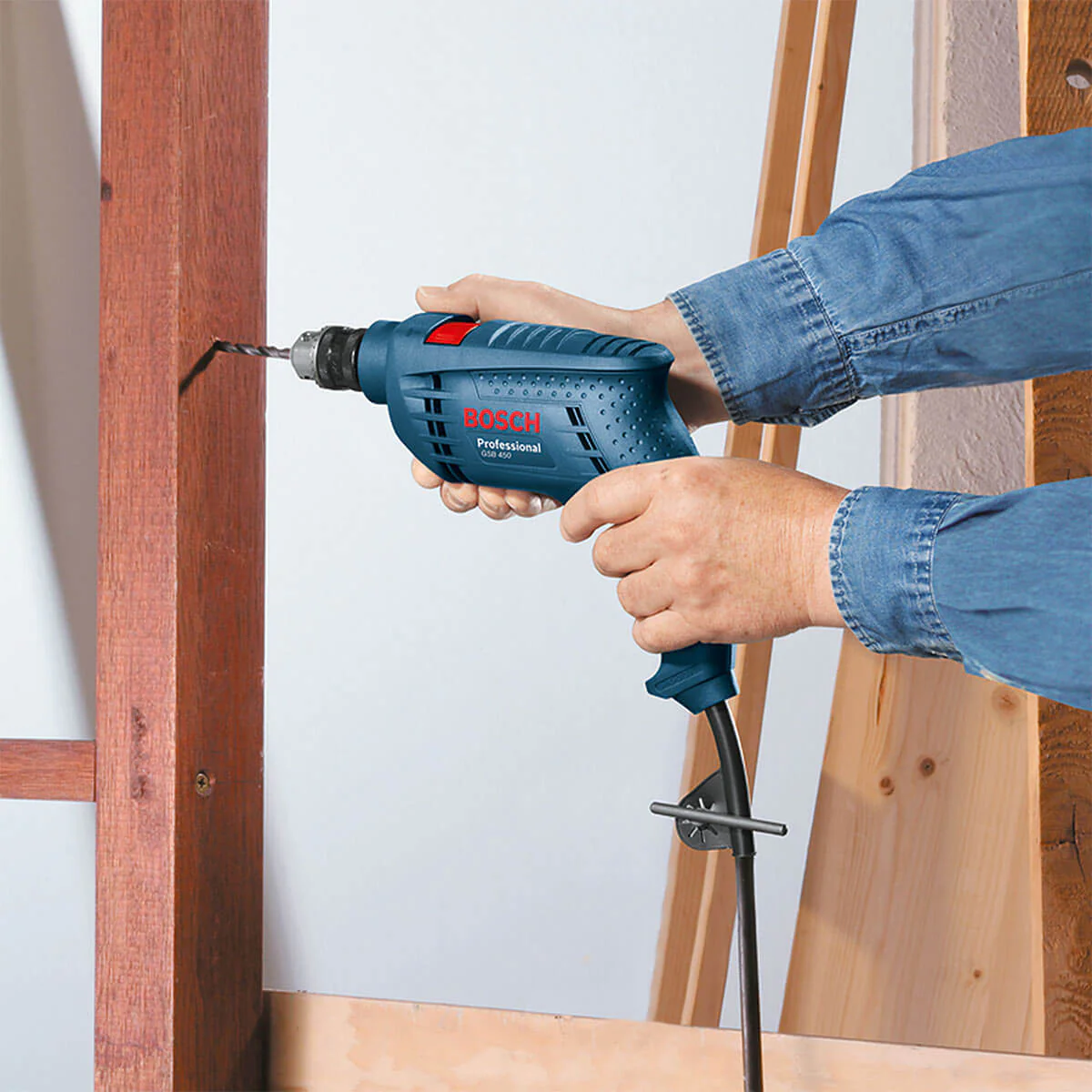 Taladro percutor 3/8" profesional de 450W marca Bosch - Image 5