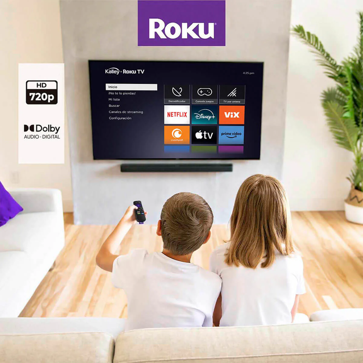 Televisor 32" Pulgadas Smart TV Roku - Image 3