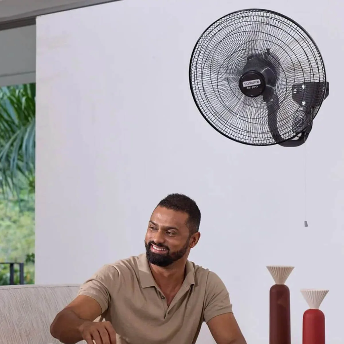 Ventilador air pro de pared negro marca samurai - Image 3